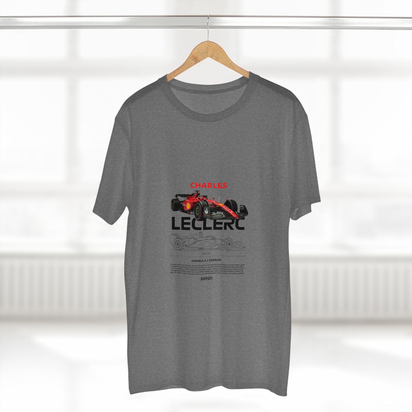 Formula 1 Charles Leclerc Adult Staple Tee - Perfect for Racing Fans - CreativeRino
