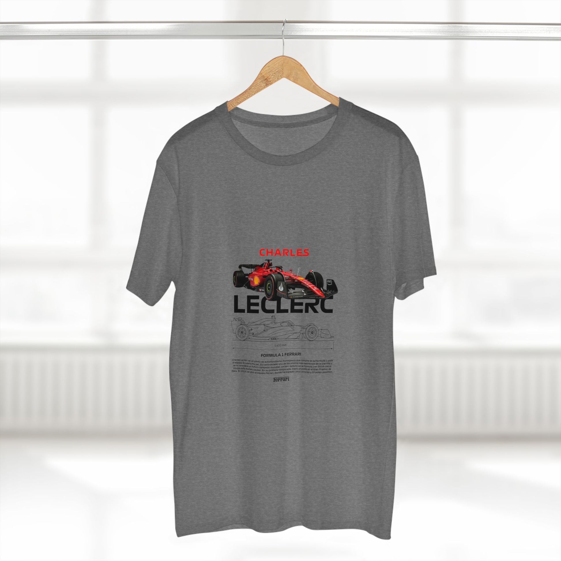 Formula 1 Charles Leclerc Adult Staple Tee - Perfect for Racing Fans - CreativeRino