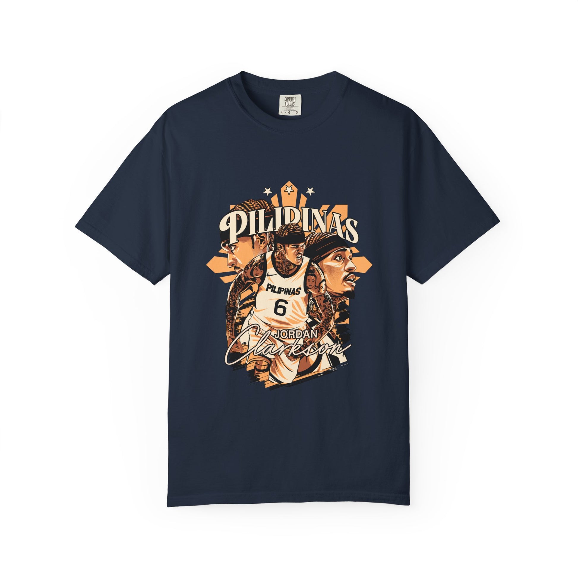 Philippines Graphic T-shirt - Vintage Style for Jordan Clarkson Basketball Fans tee - CreativeRino