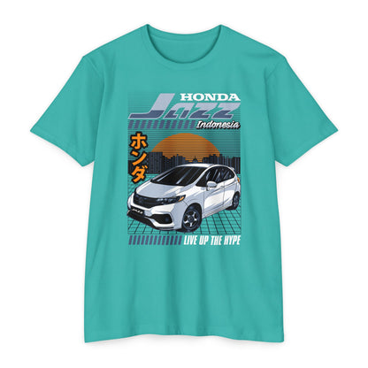 Honda Jazz Graphic Tee - Live Up the Hype - CreativeRino