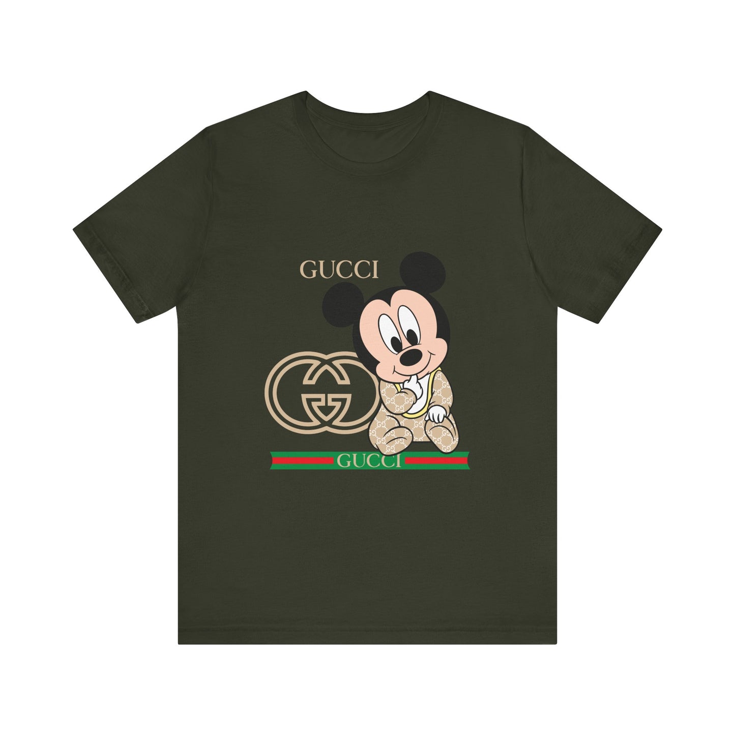 Mickey Mouse Gucci Tee - Unisex Short Sleeve T-shirt - CreativeRino
