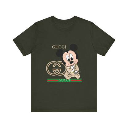 Mickey Mouse Gucci Tee - Unisex Short Sleeve T-shirt - CreativeRino