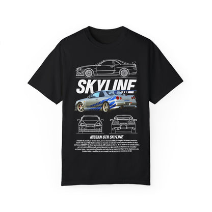 Nissan GTR Skyline Unisex  T-Shirt - Perfect T-shirt for Car Enthusiasts - CreativeRino