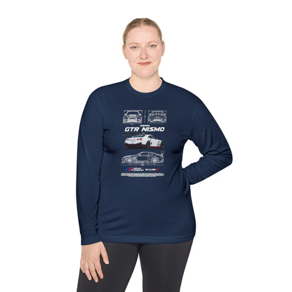 Nissan Nismo GTR Unisex Lightweight Long Sleeve Tee - Perfect T-shirt for Car Enthusiasts - CreativeRino