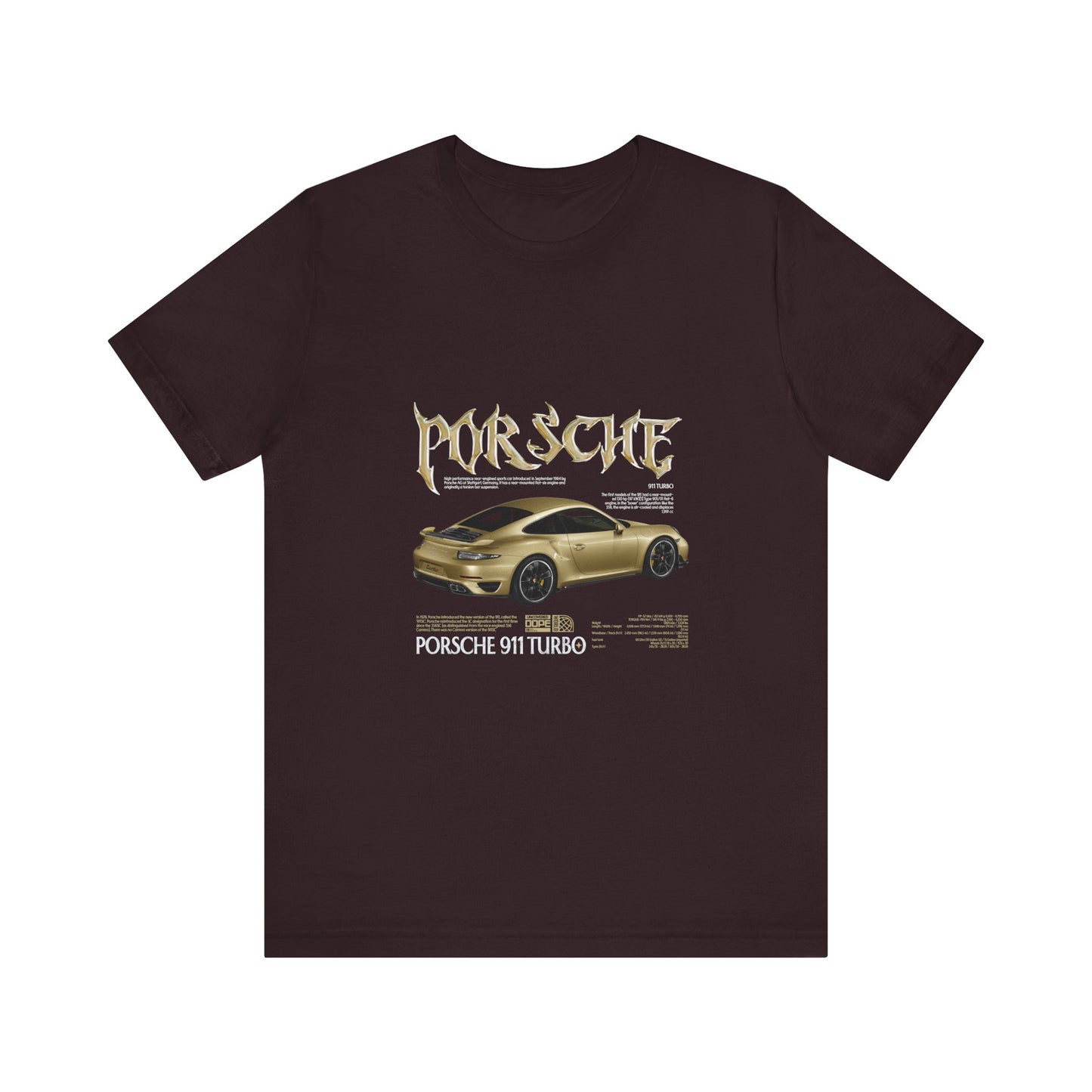 Porsche 911 Turbo Graphic Tee for Car Enthusiasts - CreativeRino
