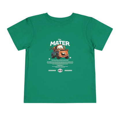 Two Mater Toddler Short Sleeve Tee - Fun Graphic T-shirt for Kids - CreativeRino
