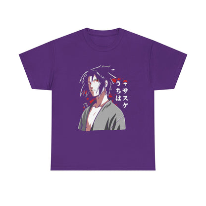 Naruto Inspired Unisex Heavy Cotton Tee - Anime T-shirt Design - CreativeRino