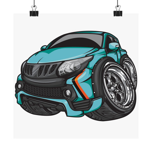 Cool Car Matte Vertical Poster - Automotive Wall Art for Car Enthusiasts - CreativeRino