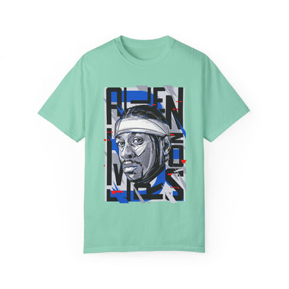 Allen Iverson Unisex Garment-Dyed T-shirt with Graphic Design | Perfect Tee for Sports Fans & Streetwear Enthusiasts - CreativeRino