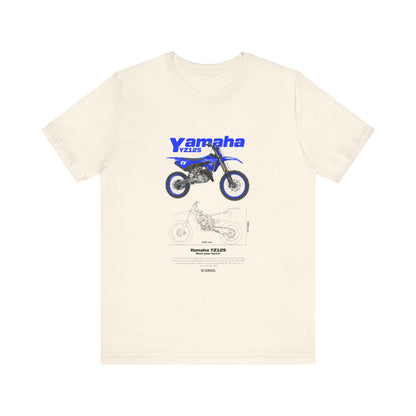 Yamaha YZ125 Bike Graphic Tee – Unisex Jersey Short Sleeve T-shirt - CreativeRino