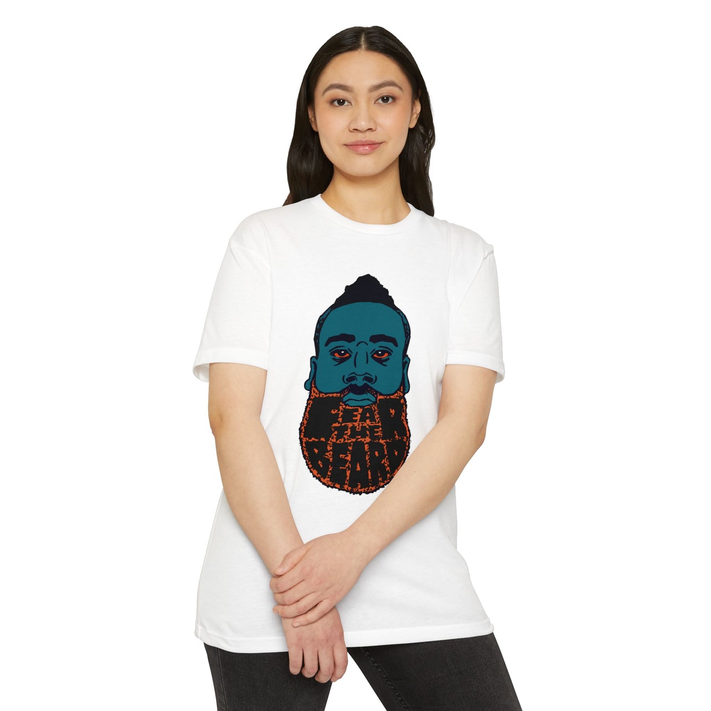 James Harden Cool Beard Graphic Unisex CVC Jersey T-shirt - CreativeRino