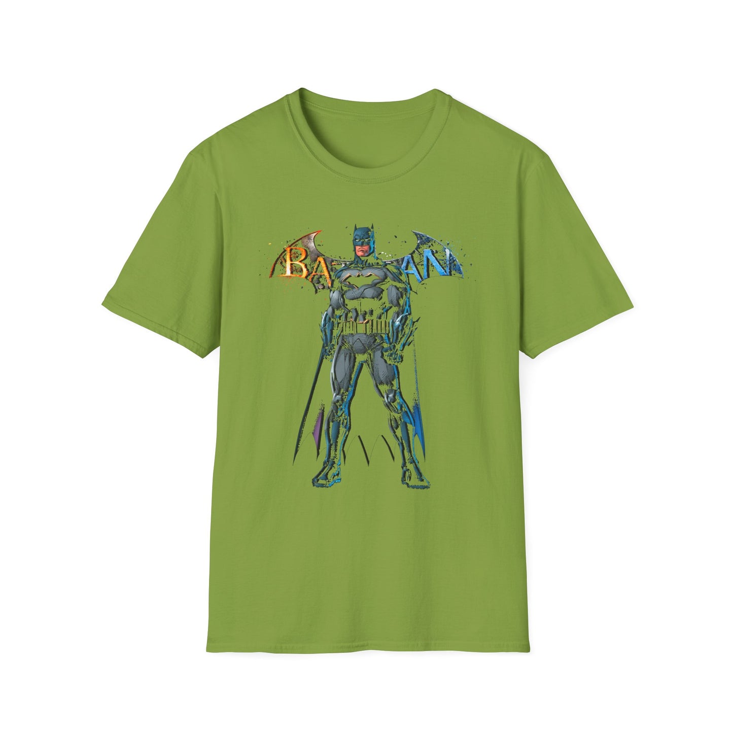 Vintage Batman Graphic Unisex Softstyle T-Shirt - CreativeRino