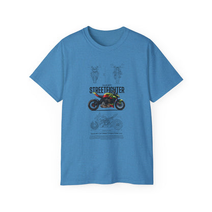 Ducati Streetfighter V4 Unisex Ultra Cotton Tee - Stylish Motorcycle T-shirt for Riders - CreativeRino