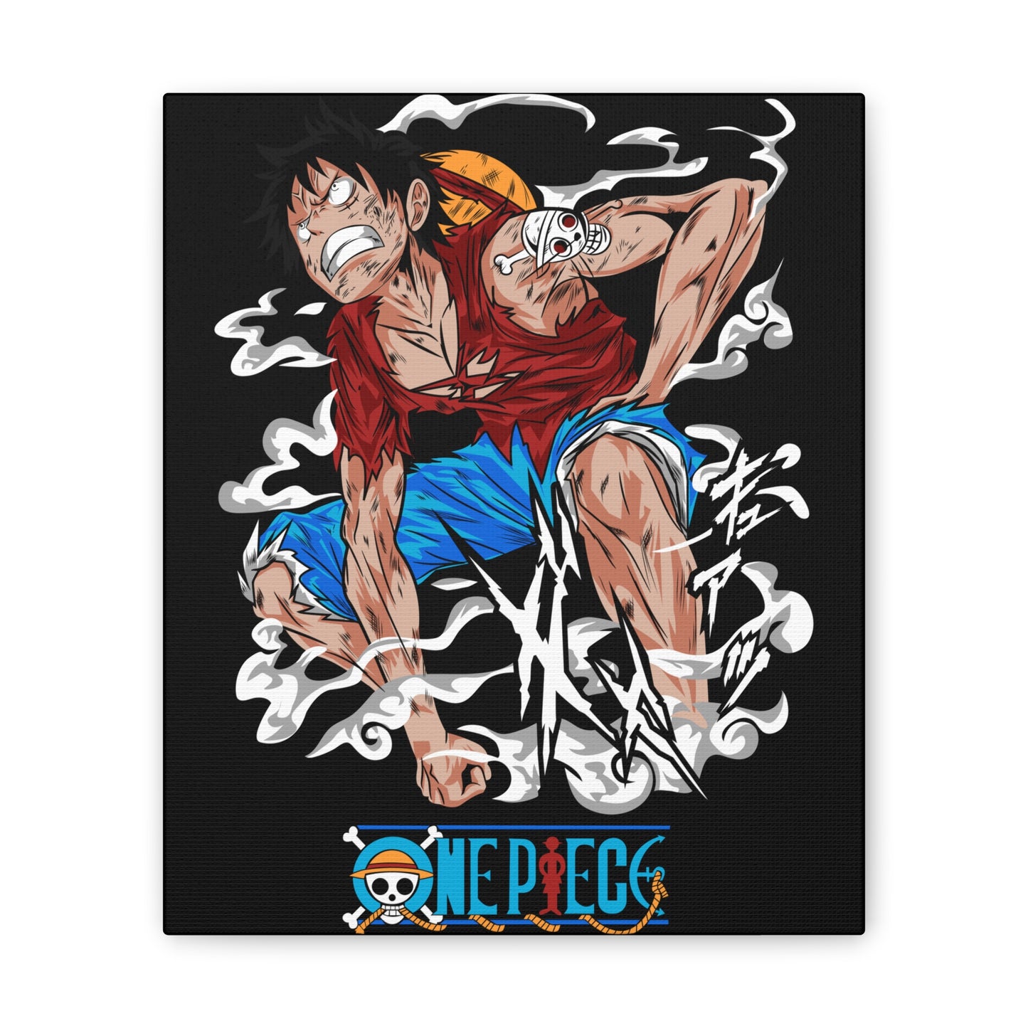 One Piece Luffy Canvas Wall Art - Perfect for Anime Fans - CreativeRino