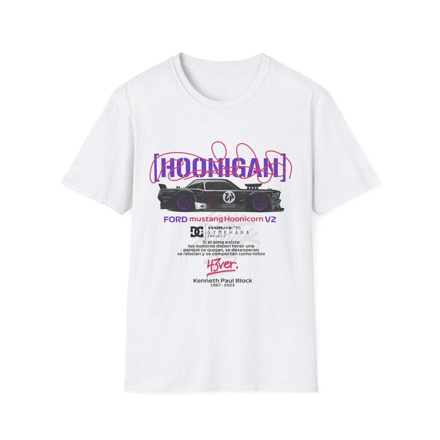 Hoonigan Unisex Softstyle T-Shirt - Perfect for Car Enthusiasts - CreativeRino
