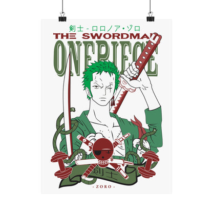 Anime Matte Vertical Posters One Piece Home Decor - CreativeRino