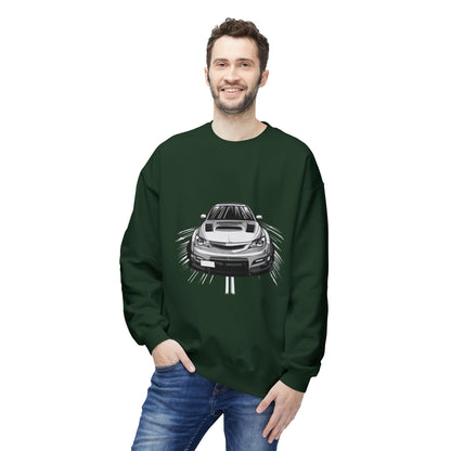 Car Enthusiast Fleece Crewneck Sweatshirt - Soft & Stylish - CreativeRino