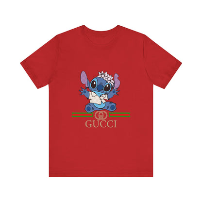 Stitch Gucci Unisex Jersey Short Sleeve Tee - CreativeRino