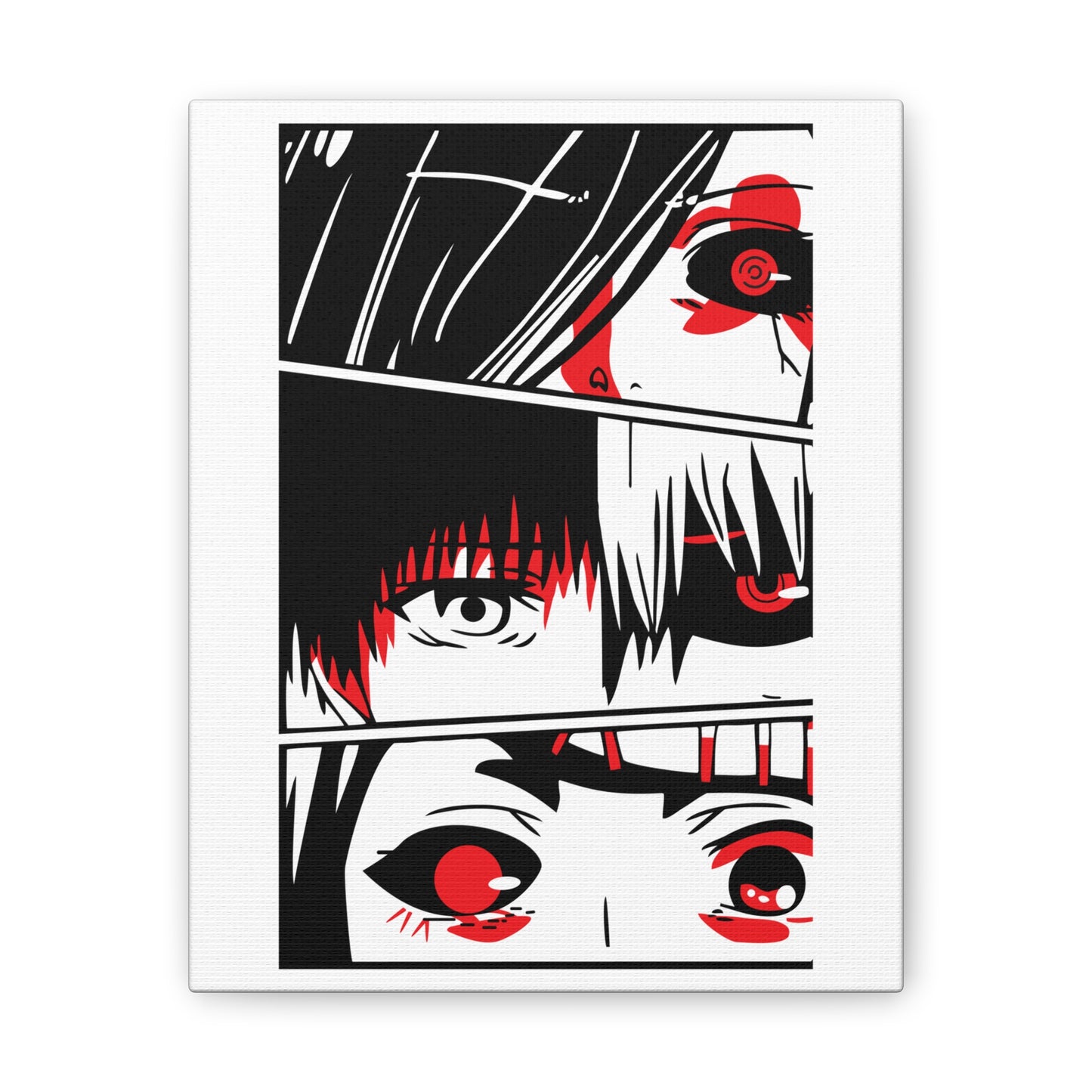 Tokyo Ghoul Canvas Art Print - Anime Character Design - CreativeRino