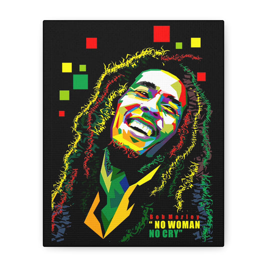 Bob M Matte Canvas, Stretched, 1.25" Canvas Wall Decor - CreativeRino