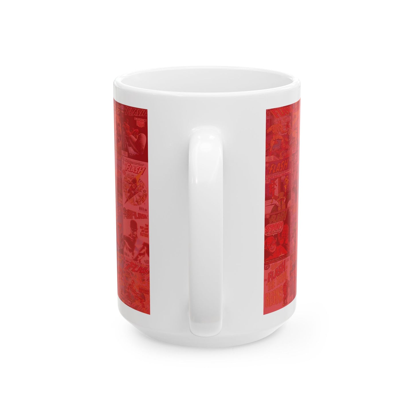 Flash Comic Ceramic Mug - Superhero Coffee Cup - CreativeRino
