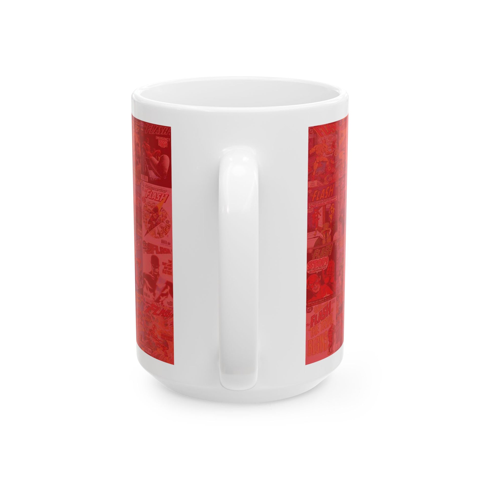 Flash Comic Ceramic Mug - Superhero Coffee Cup - CreativeRino