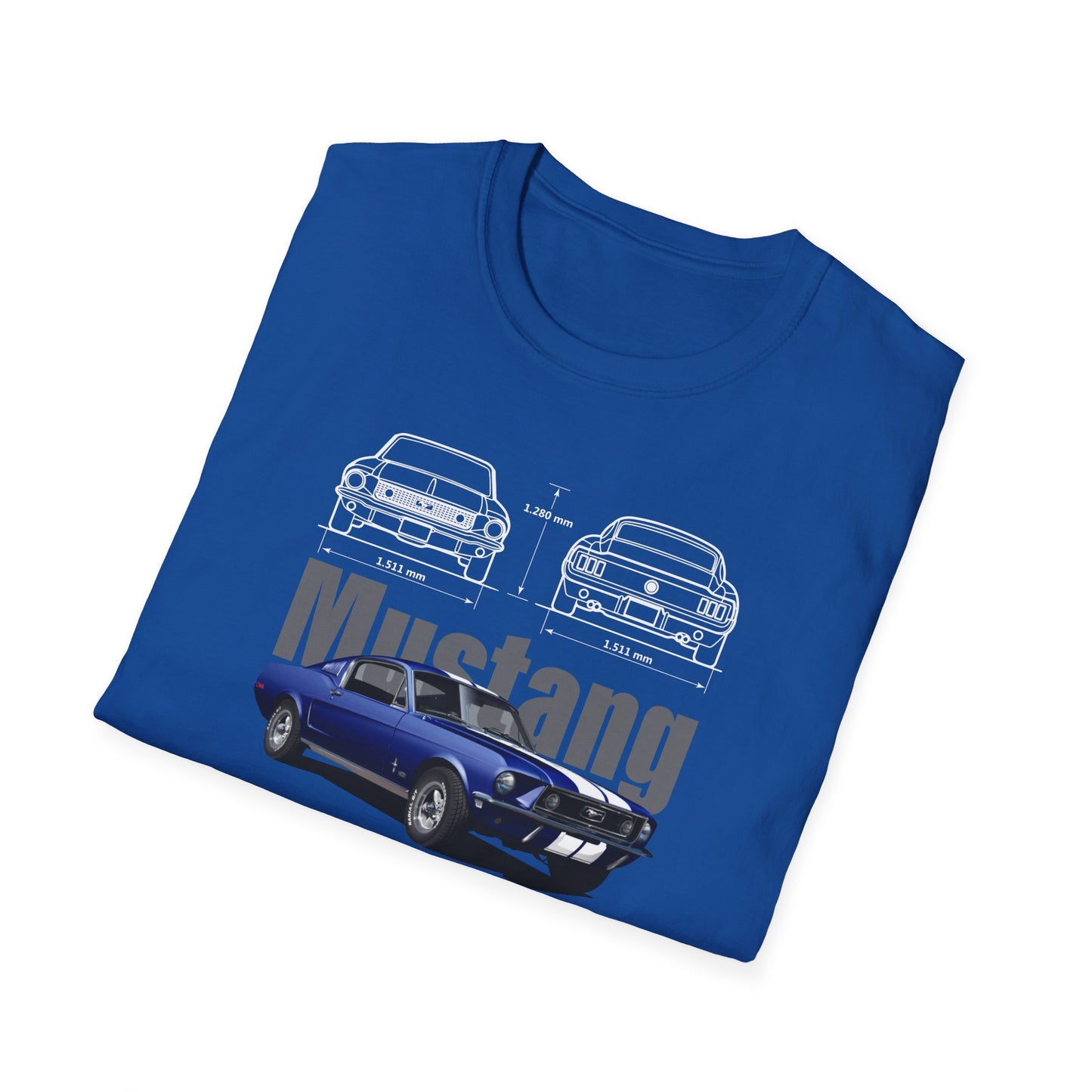 Ford Mustang Shelby GT350 Unisex Softstyle T-Shirt - Car Lovers Tee - CreativeRino