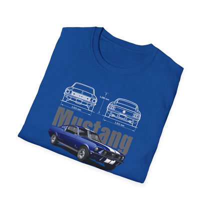 Ford Mustang Shelby GT350 Unisex Softstyle T-Shirt - Car Lovers Tee - CreativeRino