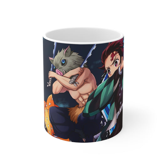 Demon Slayer 11oz Mug - Anime Coffee Cup for Fans - CreativeRino