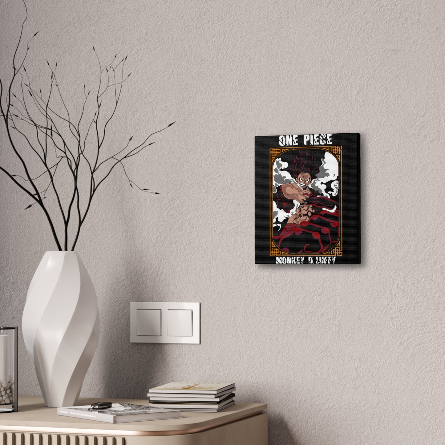 One Piece Canvas Art - Monkey D. Luffy Wall Decor - CreativeRino
