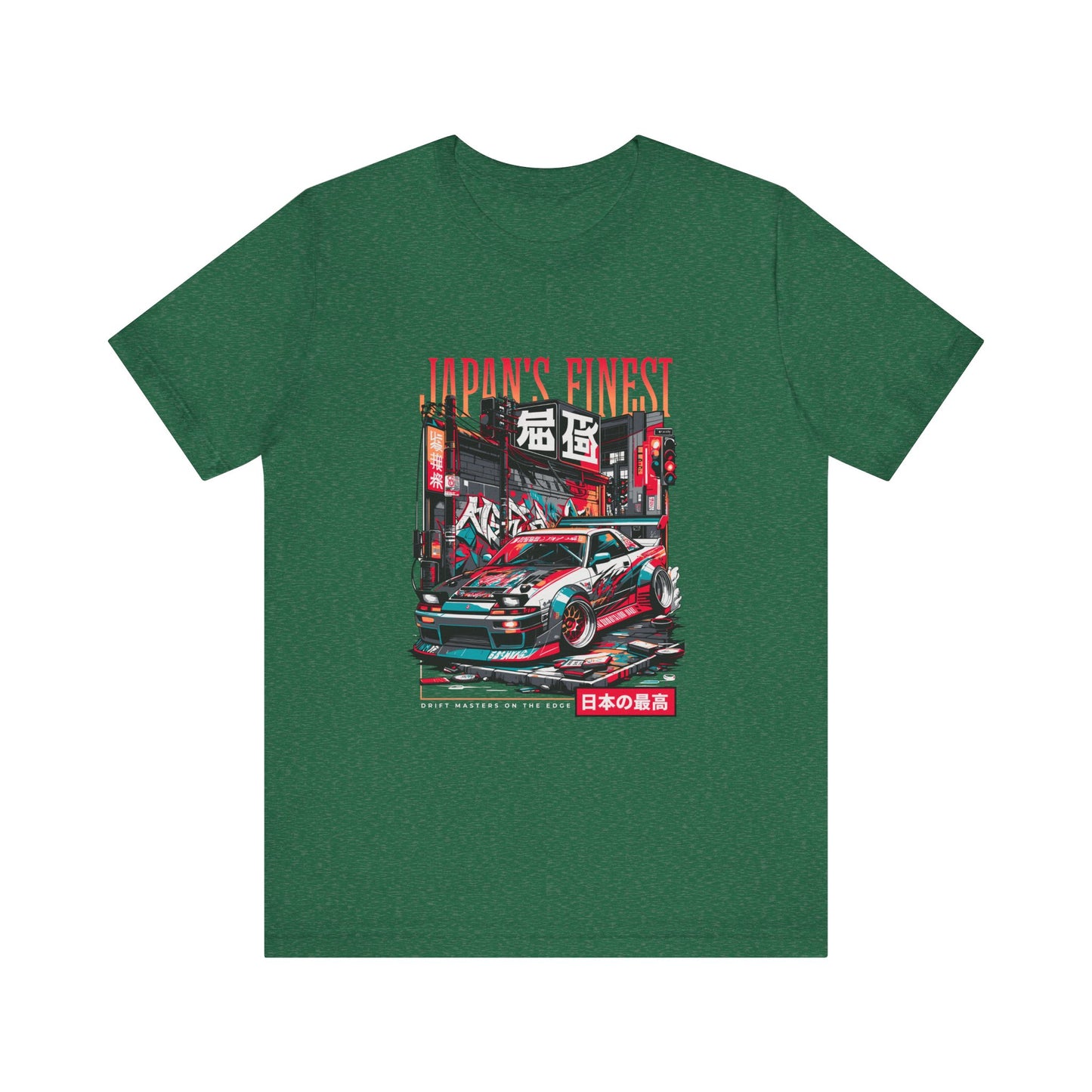 Japan's Finest Racer Unisex Tee - Streetwear Style Graphic T-shirt - CreativeRino
