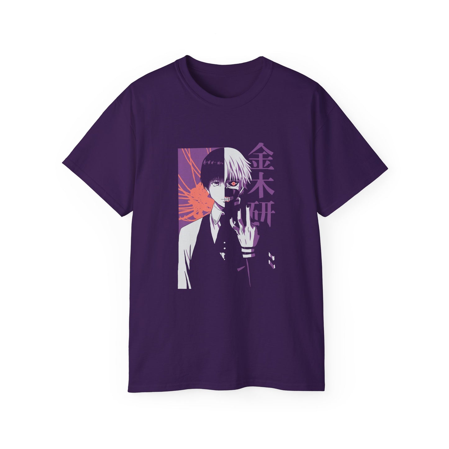 Anime-Inspired Unisex Ultra Cotton Tee – Tokyo Ghoul Design, Perfect T-shirt for Fans! - CreativeRino