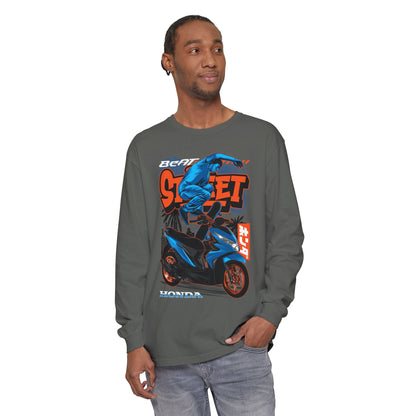 Honda Street Style Long Sleeve T-Shirt - Unisex Graphic Tee with Honda Design - CreativeRino