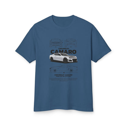 Chevrolet Camaro Graphic Tee - Unisex Heavyweight Cotton T-Shirt - CreativeRino