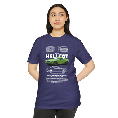 Dodge Charger SRT Hellcat Graphic T-Shirt - Unisex Car Enthusiast Apparel - CreativeRino