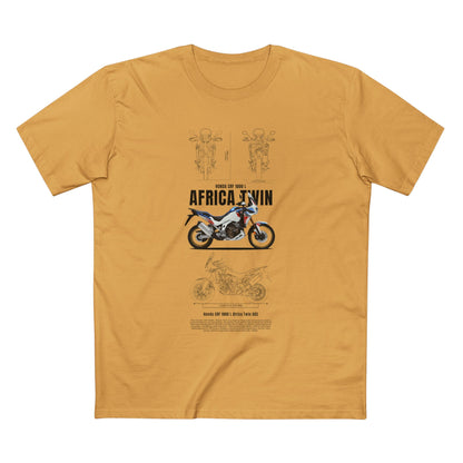 Honda CRF 1000 L Africa Twin ABS Motorcycle Enthusiast Tee - Africa Motorcycle T-shirt Design - CreativeRino