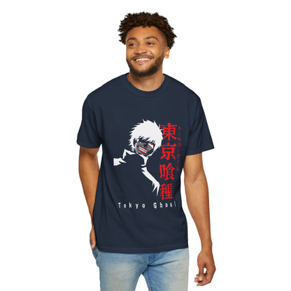 Tokyo Ghoul Unisex Garment-Dyed Tee - Perfect T-shirt for Anime Fans - CreativeRino