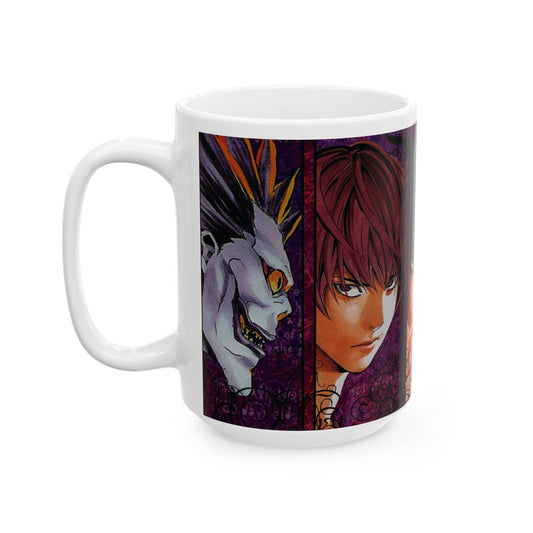 Anime-Inspired Ceramic Mug Death Note Mug Design - CreativeRino