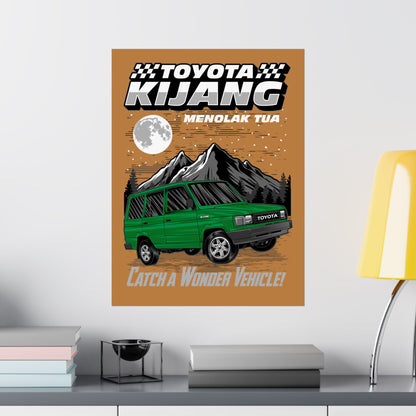 Vintage Toyota Kijang Vertical Poster - Catch a Wonder Vehicle! - CreativeRino