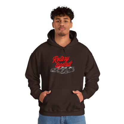 Rotary Legends Unisex Heavy Blend Hoodie - Perfect Hoodie for Car Enthusiasts - CreativeRino