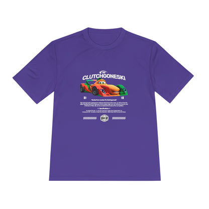 Rip Clutchgoneski Unisex Moisture Wicking Tee - Graphic T-shirt for Racing Fans - CreativeRino