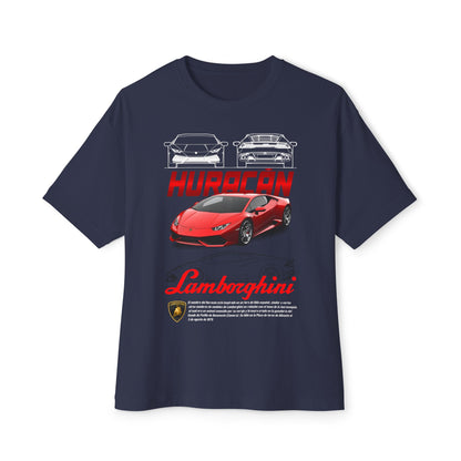 Lamborghini Huracan Graphic Tee - Unisex Oversized Boxy T-Shirt - CreativeRino