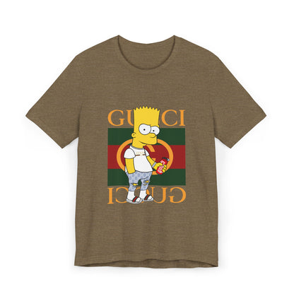 Gucci Bart Simpson Unisex Jersey T-Shirt - CreativeRino