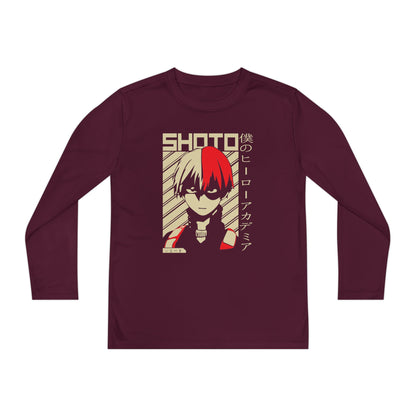 My Hero Academia Youth Long Sleeve Competitor Tee - Shoto Inspired Anime T-shirt - CreativeRino
