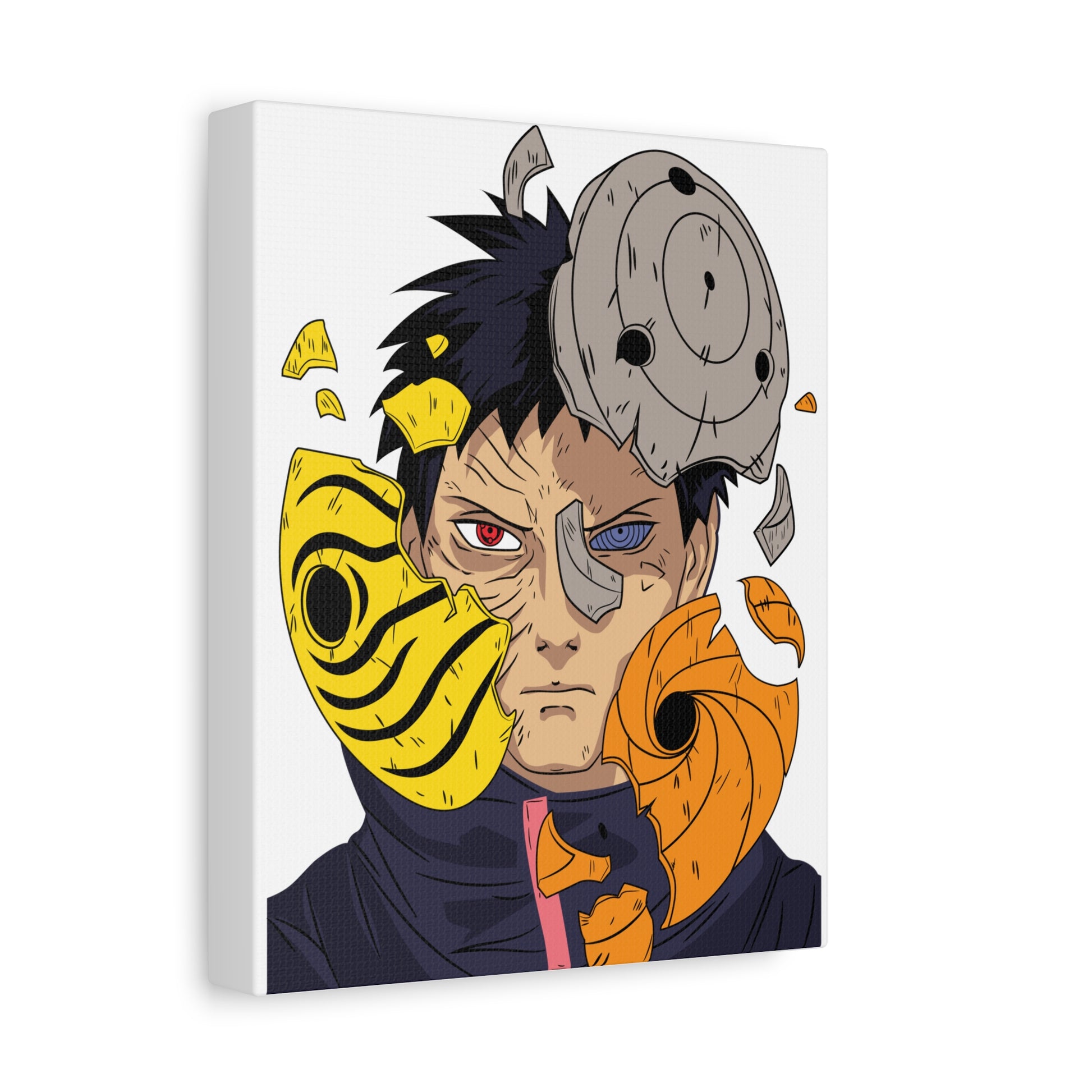 Anime Character Canvas Print - Naruto Abstract Art for Fans - CreativeRino