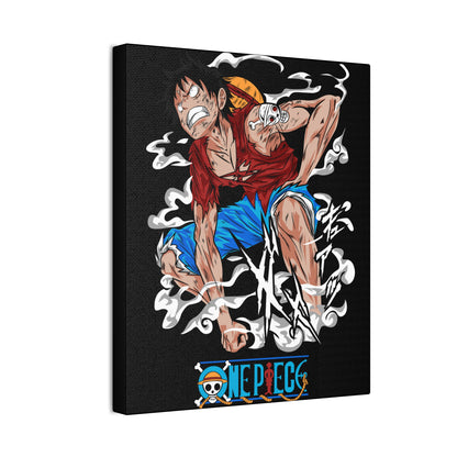 One Piece Luffy Canvas Wall Art - Perfect for Anime Fans - CreativeRino