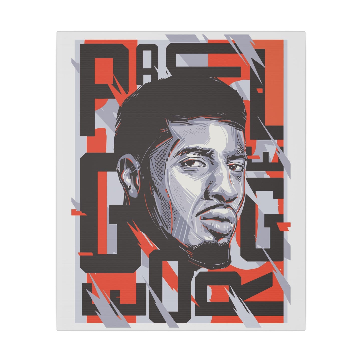 Paul George Wall Art | Matte Canvas Print | Stylish Home Decor for NBA Lovers - CreativeRino