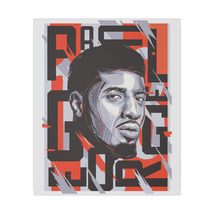 Paul George Wall Art | Matte Canvas Print | Stylish Home Decor for NBA Lovers - CreativeRino
