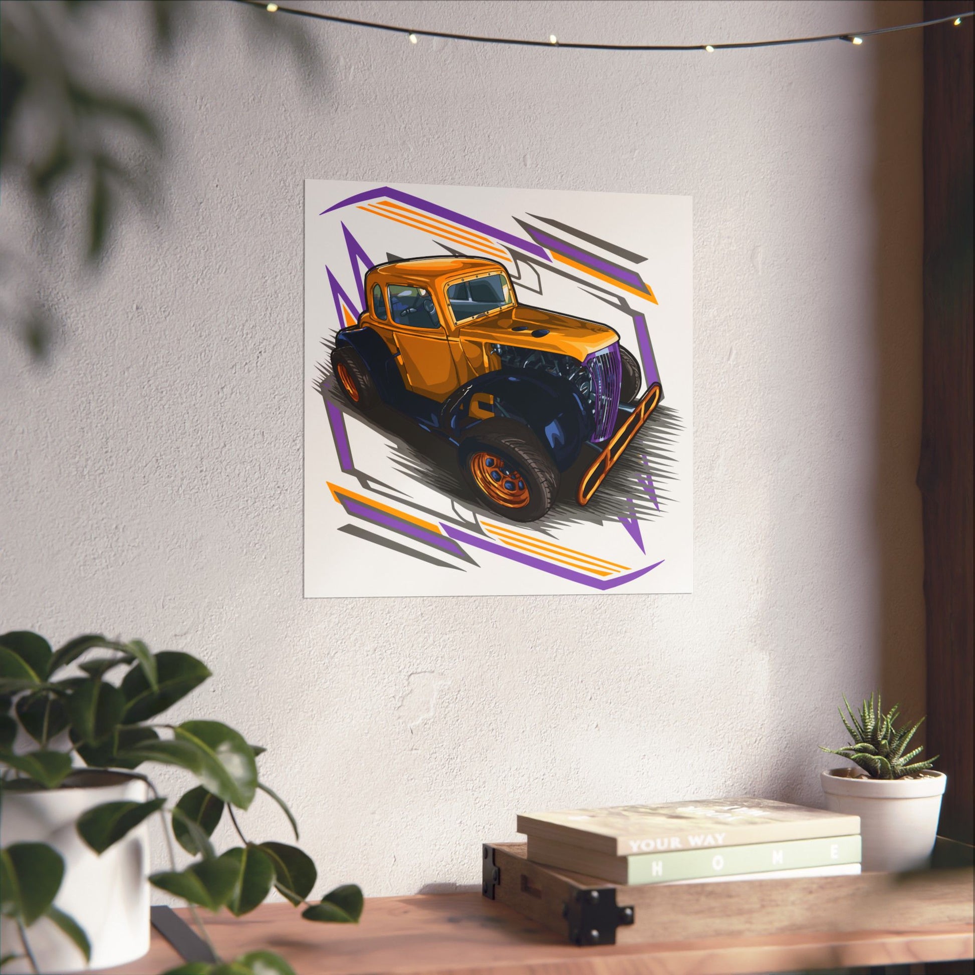 Vintage Car Matte Poster - Retro Automotive Wall Art for Car Enthusiasts - CreativeRino