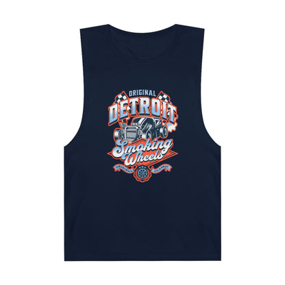 Detroit Smoky Wheels Unisex Tank Top | Original Racing Apparel - CreativeRino